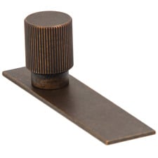 Arpa Round Aluminium Knob with Backplate