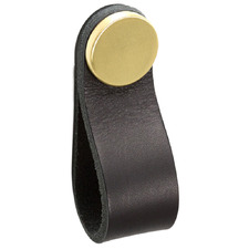 Flexa Leather & Zinc Alloy Loop Cabinet Handle