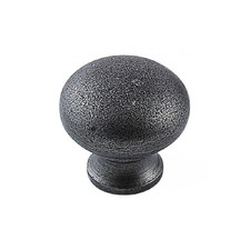 Tomi Black Round Cast Iron Knob