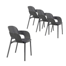 Hug Outdoor Dining Chairs (Set of 4)
