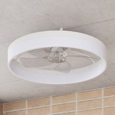 Tron 46cm DC Low Profile Ceiling Fan with LED Light