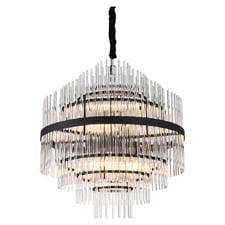 Chloe Glass 13-Light Chandelier