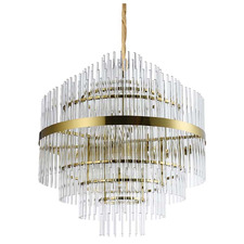 Chloe Glass 13-Light Chandelier