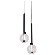 Meteor Glass 2-Light LED Pendant