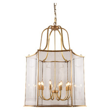 Brentwood Glass 10-Light Pendant
