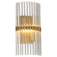 Chloe Glass 2-Light Wall Sconce
