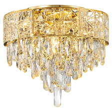 Finley Crystal 6-Light Flush Mount Ceiling Light