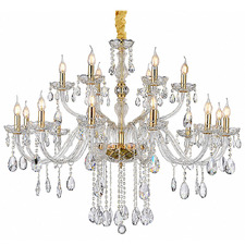 Bromley Crystal 18-Light Chandelier
