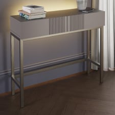 Iona Console Table with Smart LED & Wireless Charger