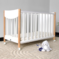 Sweet Pea Lucas Pine Wood Compact Cot