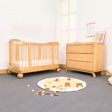 Sweet Pea 3 Piece Madison Chest of Drawers, Cot & Mattress Set