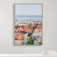 Orange Oasis Printed Wall Art
