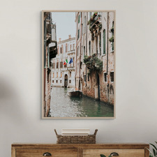 Canal Reflections Printed Wall Art