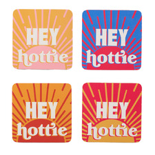 4 Piece Sunnie Hey Hottie Coaster Set