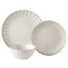 12 Piece Natural Kimmie Stoneware Dinner Set