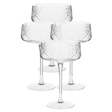 Jonnie Traditional 300ml Coupe Glasses (Set of 4)