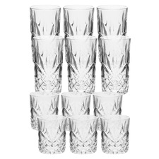 12 Piece Jonnie Traditional 300ml Glass Set