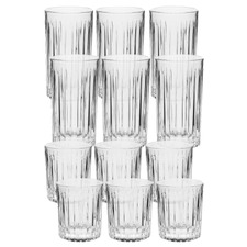 12 Piece Jonnie Linear 300ml Glass Set