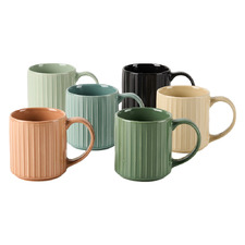 6 Piece Ellie 250ml Stoneware Mug Set