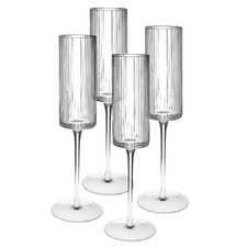 Sadie 200ml Champagne Flutes (Set of 4)