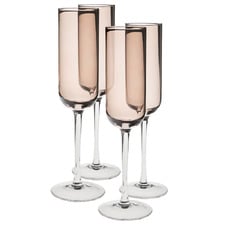 Mikkie 400ml Champagne Flutes (Set of 4)