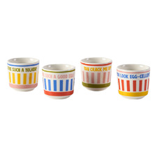 4 Piece Sunnie Stoneware Egg Cup Set