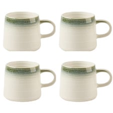 Billie Stripe 300ml Stoneware Mugs (Set of 4)