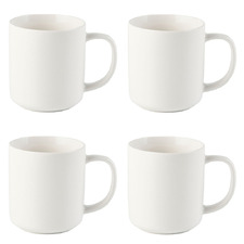 Brodie 400ml Fine Bone China Mugs (Set of 4)