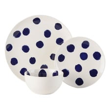 12 Piece Pennie Porcelain Dinner Set