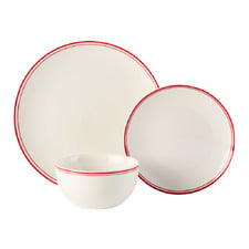 12 Piece Archie Porcelain Dinner Set