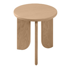 Reinhold Oak Wood Side Table