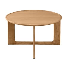 Anselm Round Oak Wood Coffee Table