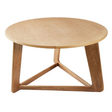 Ella Round Oak Wood Coffee Table