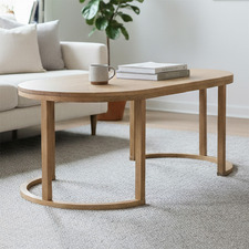 Auston Oak Wood Coffee Table