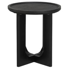 Daius Oak Wood Side Table