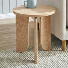 Reinhold Oak Wood Side Table