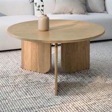 Reinhold Oak Wood Coffee Table