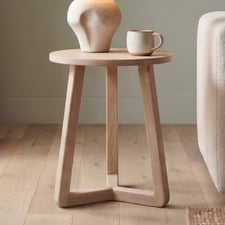Dietrich Light Oak Wood Side Table