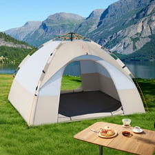 Cauley 4 Person Pop-up Camping Tent