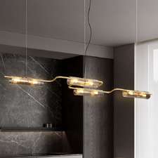 Brock Iron 8 Light Pendant