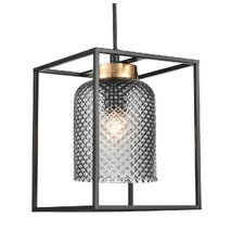Simmons Iron & Glass Pendant Light