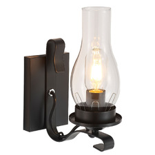 Laurence Iron Armed Wall Light