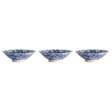 Tokyo Blue Sakura 25.4cm Porcelain Ramen Bowls (Set of 3)