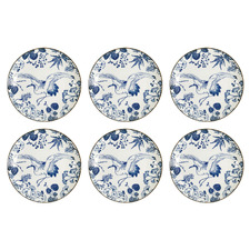 Flora Japonica Crane 16cm Porcelain Side Plates (Set of 6)