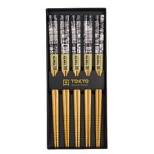 5 Pairs Tokyo Fan Chopsticks Gift Set