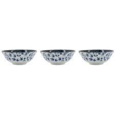 Flora Japonica Gingko 21cm Porcelain Ramen Bowls (Set of 3)