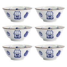 Kawaii Cat Neko 14.9cm Tayo Bowls (Set of 6)