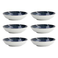 Blue Kawaii Cat Neko Sauce Dishes (Set of 6)
