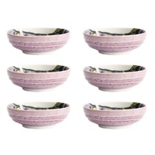 Seafood Blowfish Fugu 9.5cm Porcelain Sauce Dishes (Set of 6)