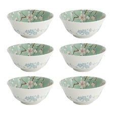 Fujisakura 15cm Porcelain Bowls (Set of 6)
